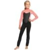 Roxy Girl's 3/2mm Prologue Back Zip Wetsuit -Outdoor Sports Store 10902 BLKCRLFLMEBRGHTW l