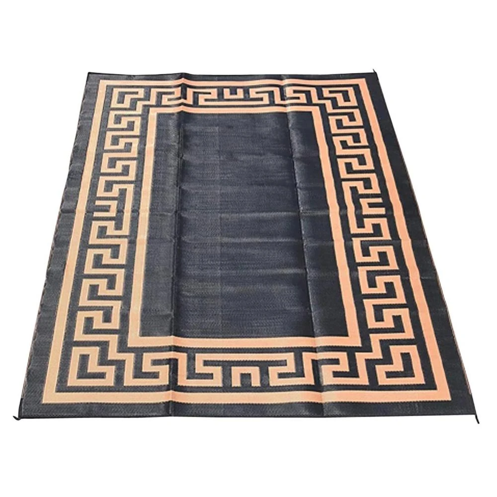 WFS 9' X 12' Greek Key Pattern Woven Mat 3 WFS 9' X 12' Greek Key Pattern Woven Mat