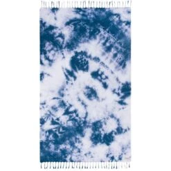 Sand Cloud Navy Acid Wash Towel
