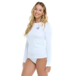 Body Glove Women's Smoothies Sleek Rashguard -Outdoor Sports Store 4350 SNOW l