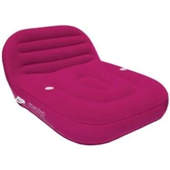 Airhead Sun Comfort Cool Suede Double Chase Lounger - Raspberry