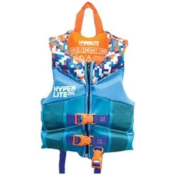 Hyperlite Child's CGA Life Vest Blue/Orange - 33–55 LBS