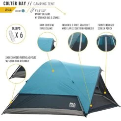 World Famous Sports 12x8 Colter Bay Cabin Tent 12 World Famous Sports 12x8 Colter Bay Cabin Tent -Outdoor Sports Store 746 WFS 5