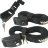 VAMO 14' LOCKING TIE DOWN STRAPS W/ INTERWOVEN BRAIDED STEEL CABLES