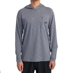 RVCA Men's Noyle Long Sleeve Rashguard Hoodie