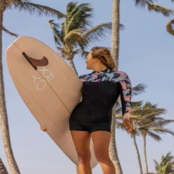 Roxy Women's 2mm Swell Series Long Sleeve Back Zip Springsuit -Outdoor Sports Store ERJW403054 1