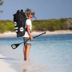 POP 11'0 Yacht Hopper Teak/Blue/Mint Inflatable Paddle Board Package -Outdoor Sports Store POP 110 YACHT 3