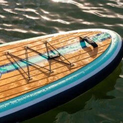 POP 11'0 Yacht Hopper Teak/Blue/Mint Inflatable Paddle Board Package -Outdoor Sports Store POP 110 YACHT 5