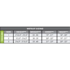 O'Neill Wetsuits Toddler Reactor-2 2mm Back Zip Spring Wetsuit -Outdoor Sports Store SizeChart Toddlers Wetsuits