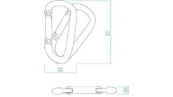 Crua Outdoors Hammock Carabiners 14 Crua Outdoors Hammock Carabiners -Outdoor Sports Store opplanet crua outdoors hammock carabiners black car 02 av 4