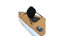 Glide Angler Inflatable Paddle Board -Outdoor Sports Store opplanet glide angler inflatable paddle board white brown red 11ft x 36in x 6in o2 angl av 4