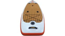 Glide Angler Inflatable Paddle Board -Outdoor Sports Store opplanet glide angler inflatable paddle board white brown red 11ft x 36in x 6in o2 angl av 6