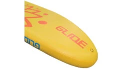 Glide Lotus Inflatable Paddle Board -Outdoor Sports Store opplanet glide lotus inflatable paddle board blue orange yellow 10ft x 35in x 6in o2 ltus av 2