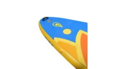 Glide Lotus Inflatable Paddle Board -Outdoor Sports Store opplanet glide lotus inflatable paddle board blue orange yellow 10ft x 35in x 6in o2 ltus av 4