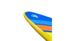Glide Retro Inflatable Paddle Board 20 Glide Retro Inflatable Paddle Board -Outdoor Sports Store opplanet glide retro inflatable paddle board blue yellow 10ft 6 x 33in x 6in o2 ret bl av 1