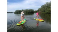 Glide Retro Inflatable Paddle Board 25 Glide Retro Inflatable Paddle Board -Outdoor Sports Store opplanet glide retro inflatable paddle board blue yellow 10ft 6 x 33in x 6in o2 ret bl av 5