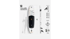 HURLEY Advantage Inflatable Paddle Board Set -Outdoor Sports Store opplanet hurley advantage inflatable paddle board set 10ft terrazo hur 005 av 1