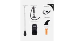 HURLEY One And Only Inflatable Paddle Board Set -Outdoor Sports Store opplanet hurley one and only inflatable paddle board set 10ft 6in white black hur 007 av 3