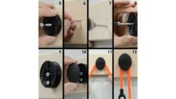 Nite Ize Gear Tie Mounting Dock -Outdoor Sports Store opplanet nite ize gear tie mounting dock pack of 4 small glps 01 4r7 usage 2