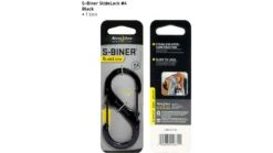 Nite Ize S-Biner SlideLock Size 2 -Outdoor Sports Store opplanet nite ize s biner slidelock size 4 black lsb4 01 r3