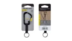Nite Ize Slidelock Key Ring -Outdoor Sports Store opplanet nite ize slidelock key ring 3 black cslw3 01 r6 pkg v1