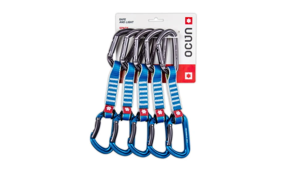 Ocun Hawk QD Zoom PA 15/22mm 5-Pack Sport Climbing Quickdraw Set 4 Ocun Hawk QD Zoom PA 15/22mm 5-Pack Sport Climbing Quickdraw Set - Image 2