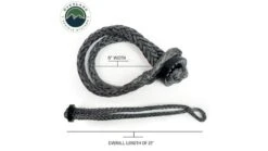 Overland Vehicle Systems Soft Shackle -Outdoor Sports Store opplanet overland vehicle systems soft shackle 5 8in 44500 lbs w collar gray 22 in 19159919 av 3