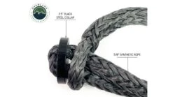 Overland Vehicle Systems Soft Shackle -Outdoor Sports Store opplanet overland vehicle systems soft shackle 7 16in 41000 lbs w collar gray 22 in 19139919 av 3