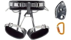 Petzl Corax Harness Kit With GRIGRI Belay System And Sm'D Carabiner
