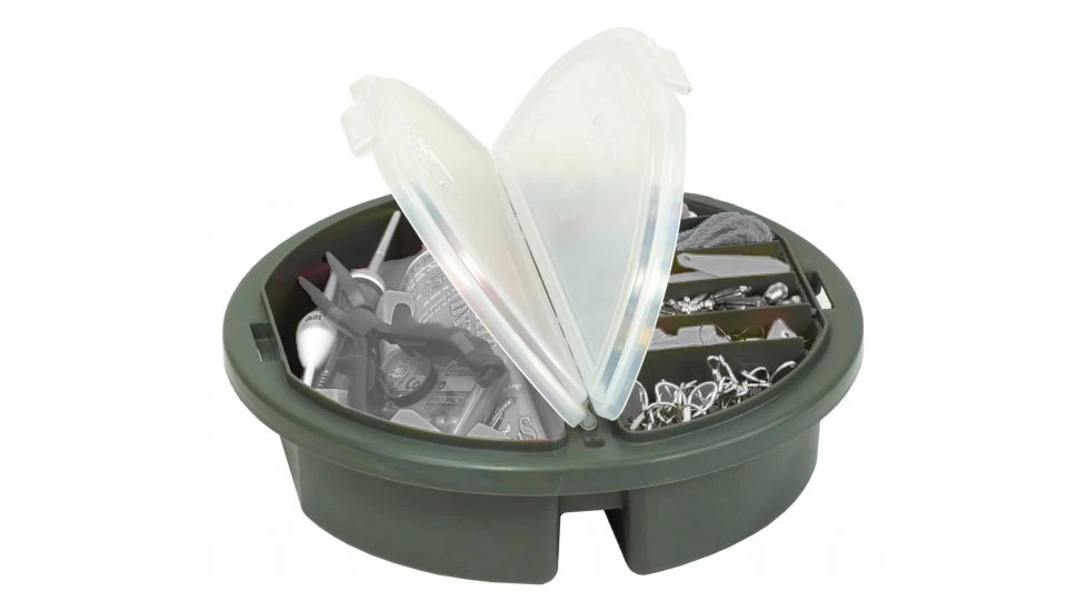 Plano 5 Gal. Bucket Topper/Organizer OD Green/Clear 3 Plano 5 Gal. Bucket Topper/Organizer OD Green/Clear