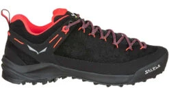 Salewa Wildfire Leather Approach Shoes - Women's -Outdoor Sports Store opplanet salewa wildfire leather approach shoes womens black fluo coral 9 5 00 0000061396 936 9 5 av 4