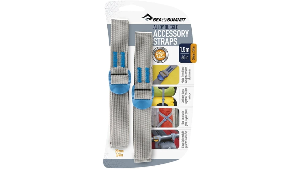 Sea To Summit 20 Mm Hook Release Accessory Straps 4 Sea To Summit 20 Mm Hook Release Accessory Straps - Image 2