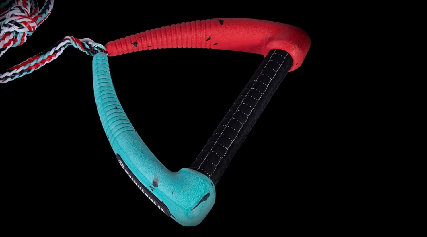 Hyperlite 25' Pro Surf Rope W/ Handle Red & Teal 2023 4 Hyperlite 25' Pro Surf Rope W/ Handle Red & Teal 2023 - Image 2