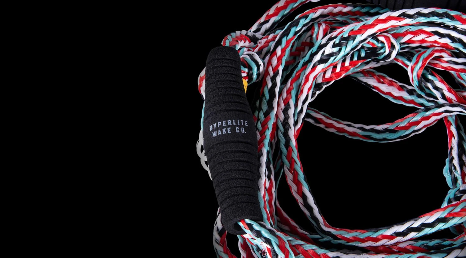 Hyperlite 25' Pro Surf Rope W/ Handle Red & Teal 2023 5 Hyperlite 25' Pro Surf Rope W/ Handle Red & Teal 2023 - Image 3